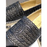 CHANEL fisherman shoes Chanel classic version of the original injection of rubber translucent rubber original color hemp sole