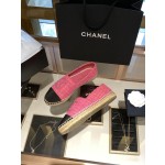 CHANEL fisherman shoes Chanel classic version of the original injection of rubber translucent rubber original color hemp sole