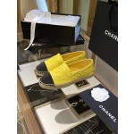 CHANEL fisherman shoes Chanel classic version of the original injection of rubber translucent rubber original color hemp sole