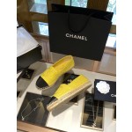 CHANEL fisherman shoes Chanel classic version of the original injection of rubber translucent rubber original color hemp sole