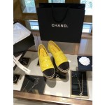 CHANEL fisherman shoes Chanel classic version of the original injection of rubber translucent rubber original color hemp sole