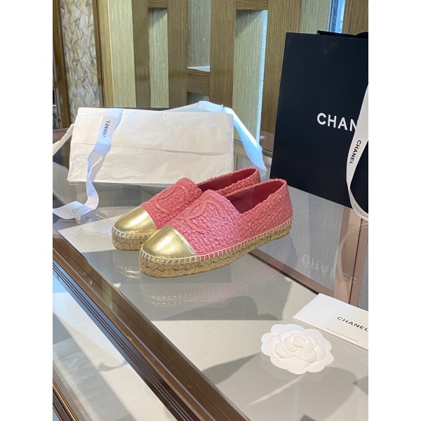 CHANEL fisherman shoes Chanel classic version of the original injection of rubber translucent rubber original color hemp sole