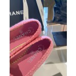 CHANEL fisherman shoes Chanel classic version of the original injection of rubber translucent rubber original color hemp sole