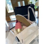 CHANEL fisherman shoes Chanel classic version of the original injection of rubber translucent rubber original color hemp sole