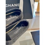 CHANEL fisherman shoes Chanel classic version of the original injection of rubber translucent rubber original color hemp sole