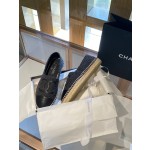 CHANEL fisherman shoes Chanel classic version of the original injection of rubber translucent rubber original color hemp sole