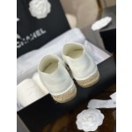 CHANEL fisherman shoes Chanel classic version of the original injection of rubber translucent rubber original color hemp sole