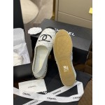 CHANEL fisherman shoes Chanel classic version of the original injection of rubber translucent rubber original color hemp sole