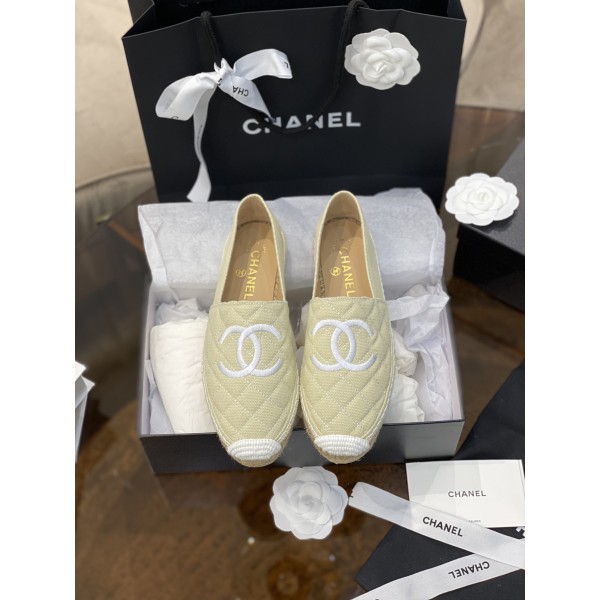CHANEL fisherman shoes Chanel classic version of the original injection of rubber translucent rubber original color hemp sole