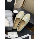 CHANEL fisherman shoes Chanel classic version of the original injection of rubber translucent rubber original color hemp sole