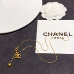 CHANEL🇫🇷Xiaoxiang's latest double C retractable collarbone necklace💄14K stainless steel color retention super personality