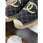 CHANEL fisherman shoes Chanel classic version of the original injection of rubber translucent rubber original color hemp sole