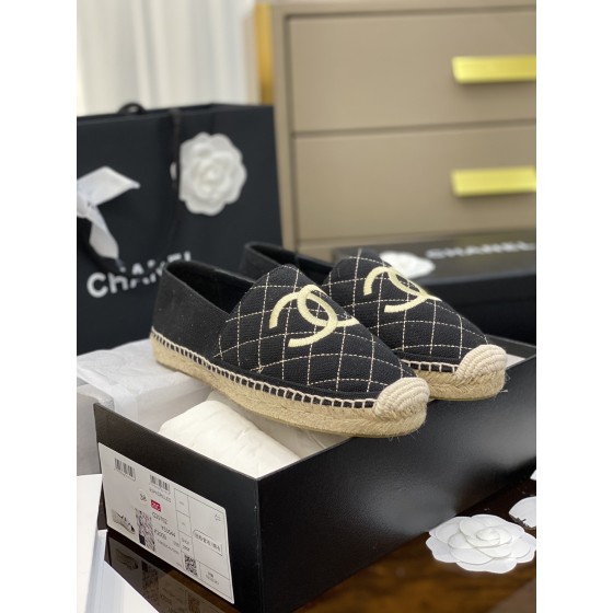 CHANEL fisherman shoes Chanel classic version of the original injection of rubber translucent rubber original color hemp sole