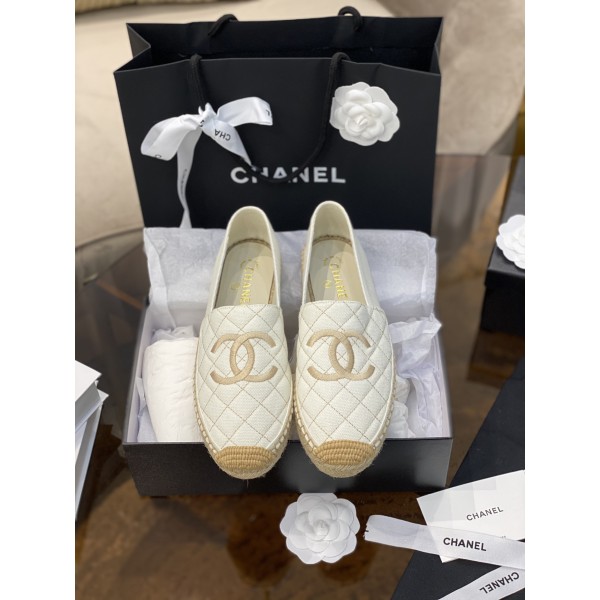 CHANEL fisherman shoes Chanel classic version of the original injection of rubber translucent rubber original color hemp sole