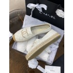 CHANEL fisherman shoes Chanel classic version of the original injection of rubber translucent rubber original color hemp sole