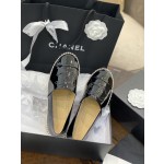 CHANEL fisherman shoes Chanel classic version of the original injection of rubber translucent rubber original color hemp sole