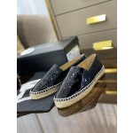 CHANEL fisherman shoes Chanel classic version of the original injection of rubber translucent rubber original color hemp sole