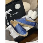 CHANEL fisherman shoes Chanel classic version of the original injection of rubber translucent rubber original color hemp sole