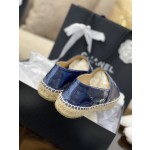 CHANEL fisherman shoes Chanel classic version of the original injection of rubber translucent rubber original color hemp sole