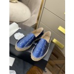 CHANEL fisherman shoes Chanel classic version of the original injection of rubber translucent rubber original color hemp sole