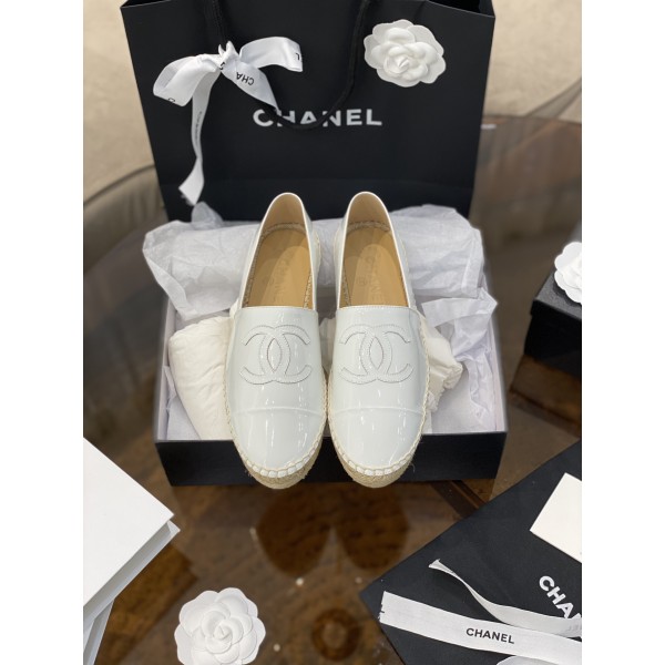 CHANEL fisherman shoes Chanel classic version of the original injection of rubber translucent rubber original color hemp sole