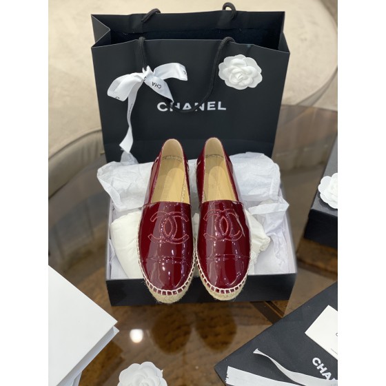 CHANEL fisherman shoes Chanel classic version of the original injection of rubber translucent rubber original color hemp sole