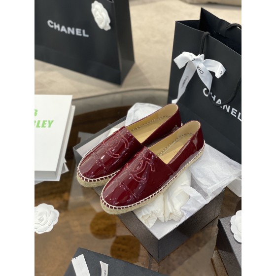 CHANEL fisherman shoes Chanel classic version of the original injection of rubber translucent rubber original color hemp sole