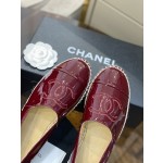 CHANEL fisherman shoes Chanel classic version of the original injection of rubber translucent rubber original color hemp sole