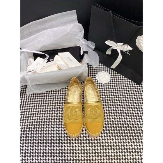 CHANEL fisherman shoes Chanel classic version of the original injection of rubber translucent rubber original color hemp sole