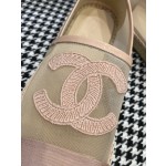 CHANEL fisherman shoes Chanel classic version of the original injection of rubber translucent rubber original color hemp sole