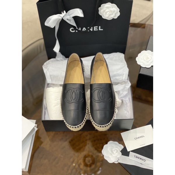 CHANEL fisherman shoes Chanel classic version of the original injection of rubber translucent rubber original color hemp sole
