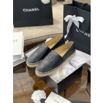 CHANEL fisherman shoes Chanel classic version of the original injection of rubber translucent rubber original color hemp sole