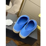 CHANEL fisherman shoes Chanel classic version of the original injection of rubber translucent rubber original color hemp sole