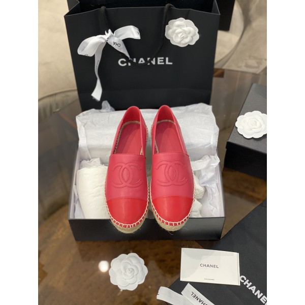 CHANEL fisherman shoes Chanel classic version of the original injection of rubber translucent rubber original color hemp sole