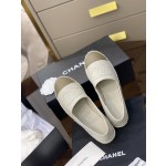 CHANEL fisherman shoes Chanel classic version of the original injection of rubber translucent rubber original color hemp sole