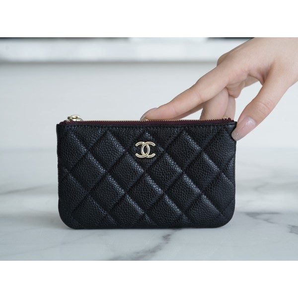 𝗖𝗛𝗔𝗘𝗡𝗟✦ Channel custom calfskin 🐂 Classic mini zippered carry-on bag