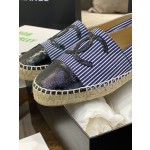 CHANEL fisherman shoes Chanel classic version of the original injection of rubber translucent rubber original color hemp sole