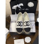CHANEL fisherman shoes Chanel classic version of the original injection of rubber translucent rubber original color hemp sole