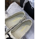 CHANEL fisherman shoes Chanel classic version of the original injection of rubber translucent rubber original color hemp sole