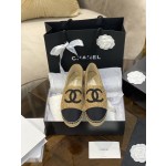 CHANEL fisherman shoes Chanel classic version of the original injection of rubber translucent rubber original color hemp sole
