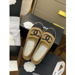 CHANEL fisherman shoes Chanel classic version of the original injection of rubber translucent rubber original color hemp sole