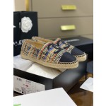 CHANEL fisherman shoes Chanel classic version of the original injection of rubber translucent rubber original color hemp sole