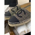 CHANEL fisherman shoes Chanel classic version of the original injection of rubber translucent rubber original color hemp sole