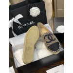 CHANEL fisherman shoes Chanel classic version of the original injection of rubber translucent rubber original color hemp sole