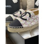 CHANEL fisherman shoes Chanel classic version of the original injection of rubber translucent rubber original color hemp sole