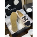 CHANEL fisherman shoes Chanel classic version of the original injection of rubber translucent rubber original color hemp sole