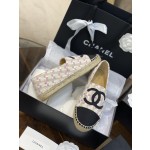 CHANEL fisherman shoes Chanel classic version of the original injection of rubber translucent rubber original color hemp sole