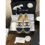CHANEL fisherman shoes Chanel classic version of the original injection of rubber translucent rubber original color hemp sole