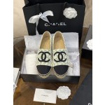 CHANEL fisherman shoes Chanel classic version of the original injection of rubber translucent rubber original color hemp sole