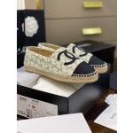 CHANEL fisherman shoes Chanel classic version of the original injection of rubber translucent rubber original color hemp sole